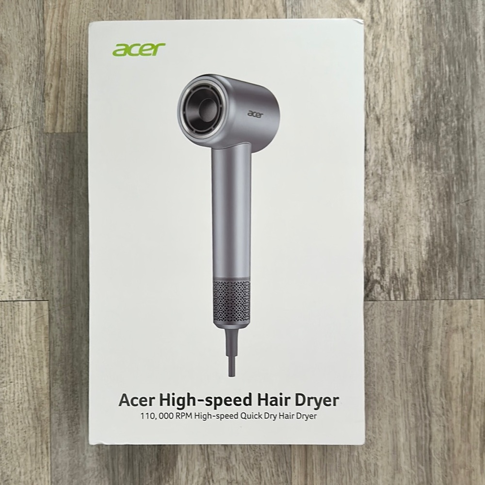 Acer Silver High-Speed Hair Dryer